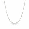 Cadena torzal 60cm, Plata .925