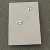Arete de corazon especo liso, Plata .925