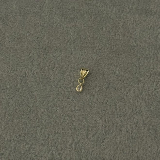 Dije de gota punto de luz, Oro 10k