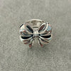 ANILLO DE MOÑO ELECTROFORMADO, ELIGEN TALLA 7, 8, 9 PLATA .925