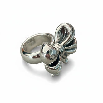 ANILLO DE MOÑO ELECTROFORMADO, ELIGEN TALLA 7, 8, 9 PLATA .925