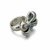 ANILLO DE MOÑO ELECTROFORMADO, ELIGEN TALLA 7, 8, 9 PLATA .925