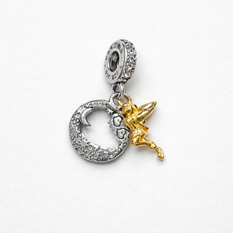 Gold and Silver Peter Pan Charm