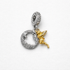 Gold and Silver Peter Pan Charm