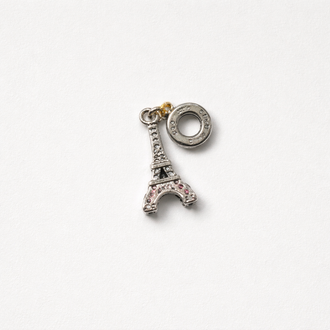Eiffel Tower Silver Charm