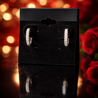 Arracadas huggie plata .925/ Arracada huggie silver .926