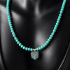 Collar Tiffany Regalo, color turquoise, Plata .925