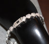 Pulsera Mónaco Corazones 18CM con circonias