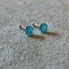 ARRETES DE BROQUEL CIRCONIA ICE (AZUL, ROSITA, MORRADO, AZUL OSCURO, FUCSIA) , PLATA .925