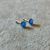 ARRETES DE BROQUEL CIRCONIA ICE (AZUL, ROSITA, MORRADO, AZUL OSCURO, FUCSIA) , PLATA .925