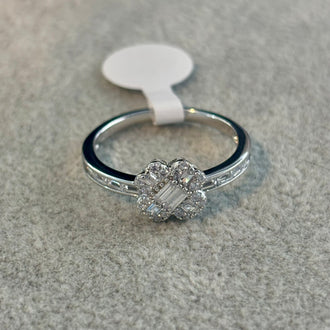 Anillo Soltario zirconia blanca 7,8,9