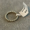 Anillo twisted unisex talla 7
