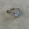 ANILLO CORAZON GRANDE CON MULTICIRCONIAS, 6,7,8
