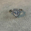 ANILLO CORAZON GRANDE CON MULTICIRCONIAS, 6,7,8