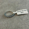 Anillo medio crurumbela blanca size 7,8,9