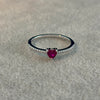 ANILLO ZIRCONIA CORAZON FIUSA