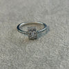Anillo Cuadro Zirconia 6,7