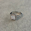 Anillo de compromiso con bano de rodia talla 6,7,8,9