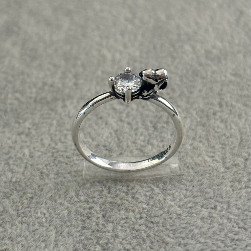 ANILLO SNOOPY CON CIRCONIA 6,7,8
