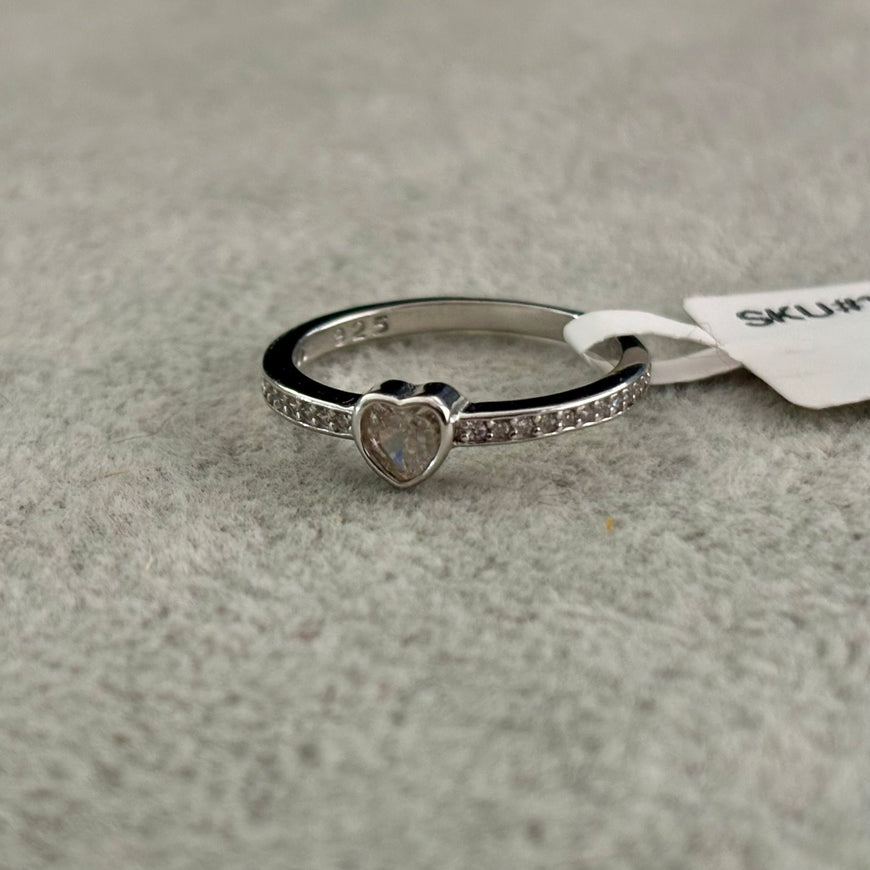 ANILLO PLATA .925 DISENO CORAZON