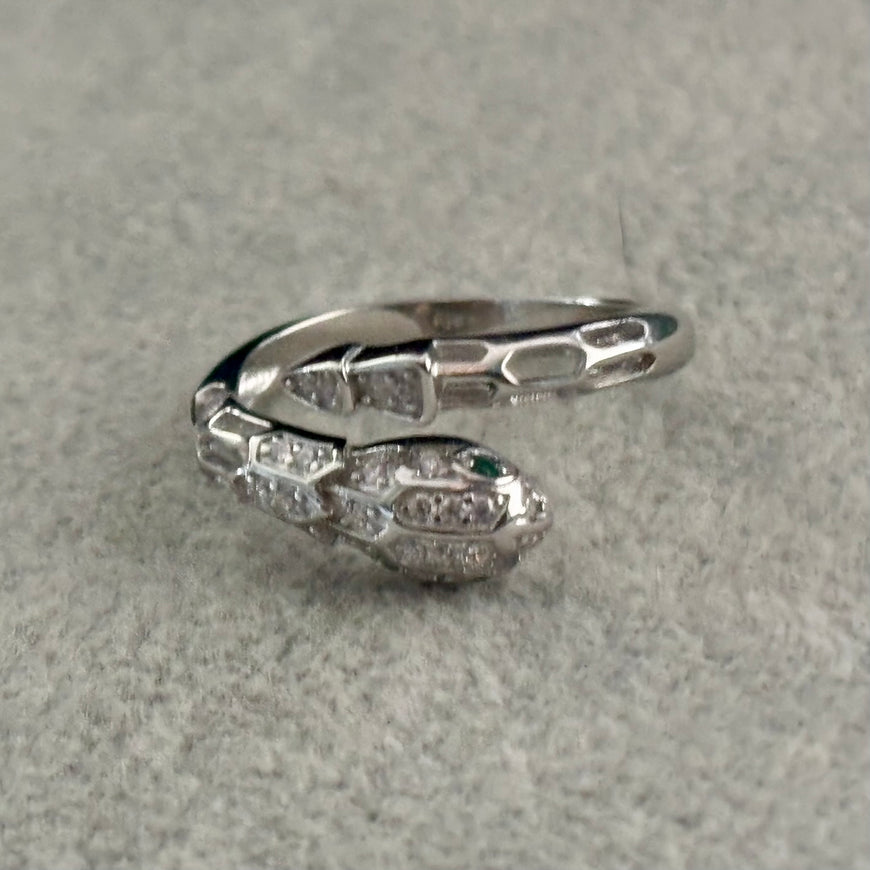ANILLO SERPIENTE CON CIRCONIAS TALLA 7