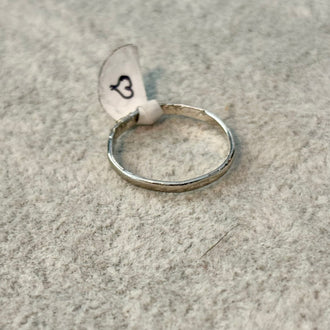 Anillo para el pie en plata .925 delgado Talla 3.5