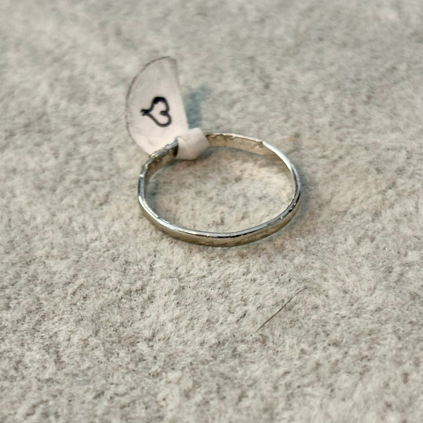 Anillo para el pie en plata .925 delgado Talla 3.5