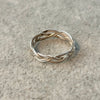 Anillo para el pie en plata .925 diseno torsal Talla 3.5