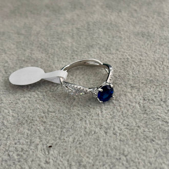 ANILLO DE MICRONIAS BANO DE RODIO TALLA 7