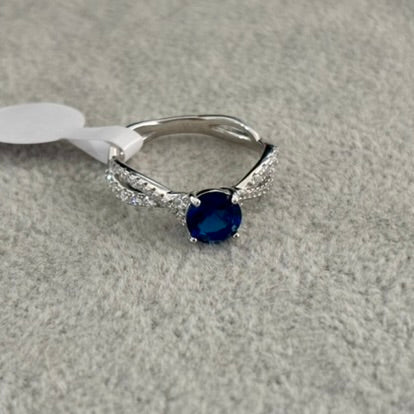 ANILLO DE MICRONIAS BANO DE RODIO TALLA 7