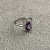ANILLO CUADRADO TORNAZOL TALLA 6,7,8