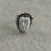 ANILLO CON MADRE PERLA NATURAL AJUSTABLE