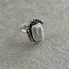ANILLO CON MADRE PERLA NATURAL AJUSTABLE