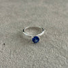 ANILLO CON CIRCONIA AZUL TALLA 5,7,9