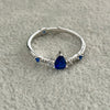 ANILLO GOTA AZUL TALLA 6,7,8,9