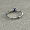 ANILLO GOTA AZUL TALLA 6,7,8,9
