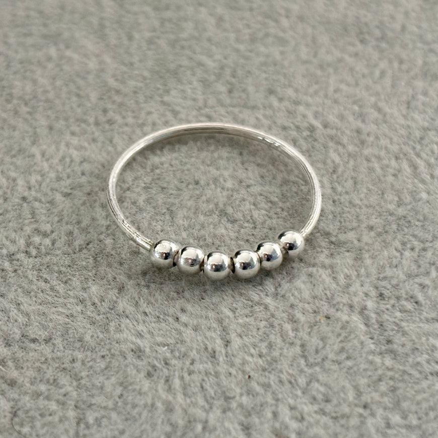 ANILLO BOLITAS TALLA 7, 10