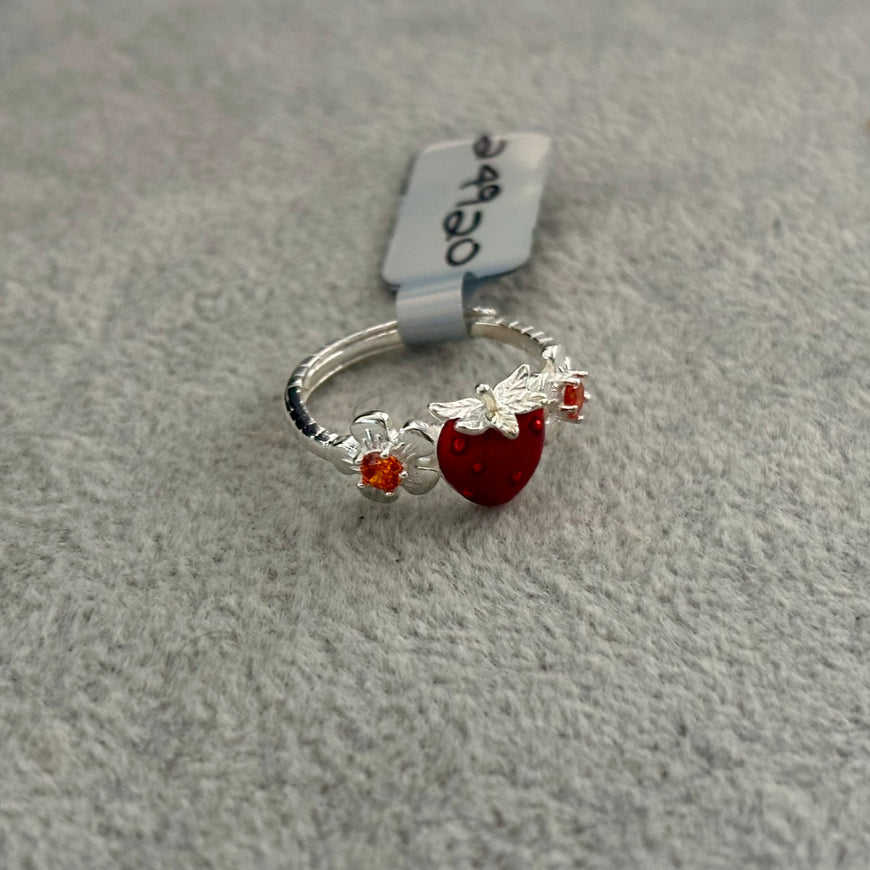 ANILLO DE FRESA TALLA 7