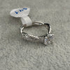 ANILLO CON MICROCIRCONIAS DE RODIO TALLA 6