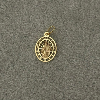 MEDALLA DE LA VIRGEN DEL CARMEN, ORO 1OK
