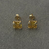 ARRETE CON CIRCONIA CON BANO DE ORO, PLATA .925