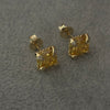ARRETE CON CIRCONIA CON BANO DE ORO, PLATA .925