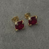 ARRETE CON CIRCONIA CON BANO DE ORO, PLATA .925