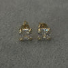ARRETE CON CIRCONIA CON BANO DE ORO, PLATA .925
