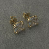 ARRETE CON CIRCONIA CON BANO DE ORO, PLATA .925