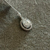 Sterling Silver round cut Moissanite pendant 1.68CT