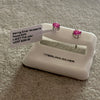 Sterling silver pink moissanite stud earrings 0.8CT, certificate available