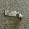 Sterling silver moissanite pendant 2.0CT, certificate available