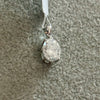 Sterling silver moissanite pendant 2.0CT, certificate available