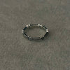 Anillo de Zirconia con Corazones, Talla 7,8, Plata .925